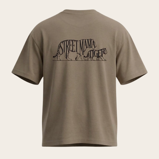 T-SHIRT OVERSIZE - MAMA TIGER TRIBE