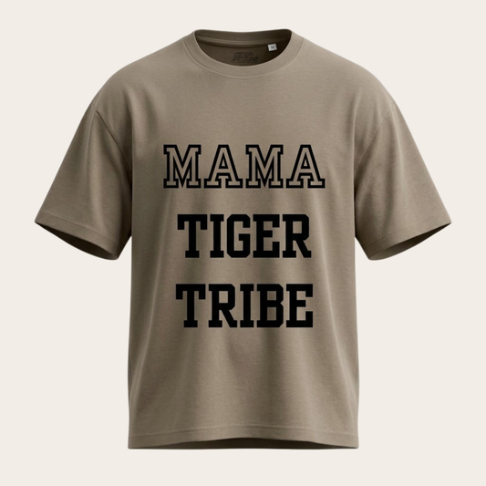 T-SHIRT OVERSIZE - MAMA TIGER TRIBE