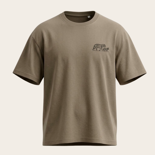 T-SHIRT OVERSIZE CAMEL