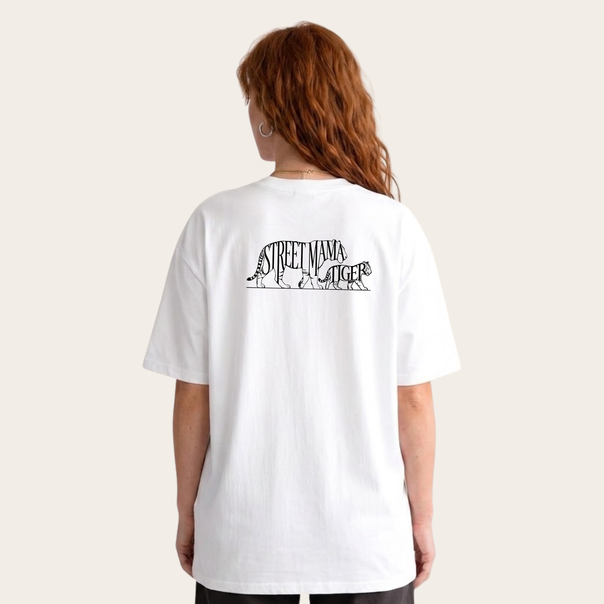 T-SHIRT OVERSIZE - MAMA TIGER