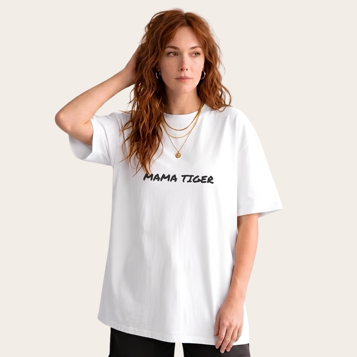 T-SHIRT OVERSIZE - MAMA TIGER