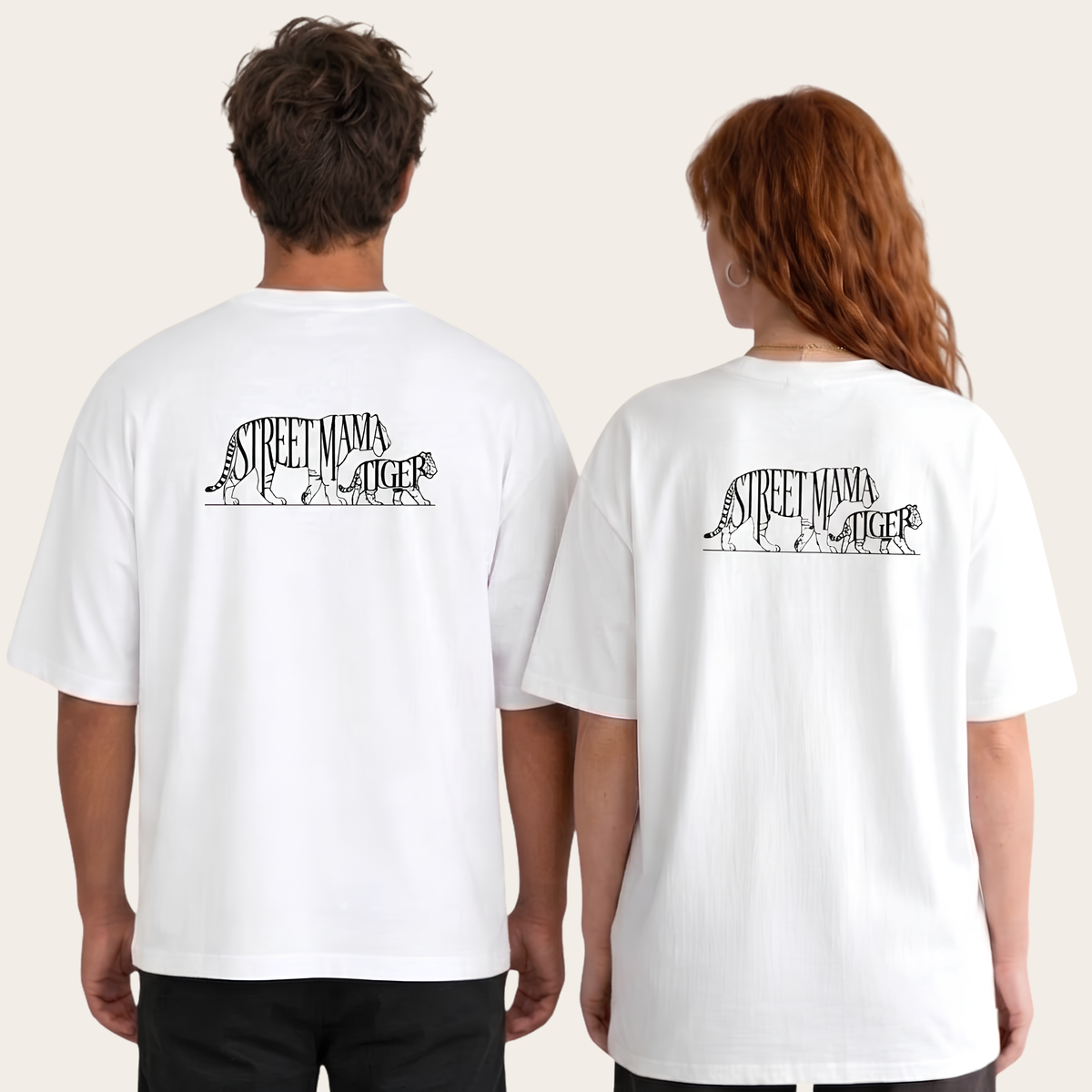 T-SHIRT OVERSIZE - MAMA TIGER