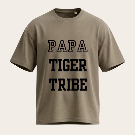 T-SHIRT OVERSIZE - PAPA TIGER TRIBE